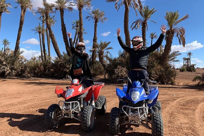 1 Day Quad Marrakech Palmeraie Desert Jbilet - Equipment, pickup, and the six-hour schedule