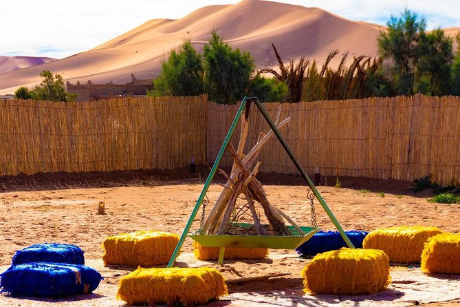 2 Days Fes Desert trip Overnight Erg chebbi End up Fes/Marrakech - Arriving at Merzouga and the Erg Chebbi dunes