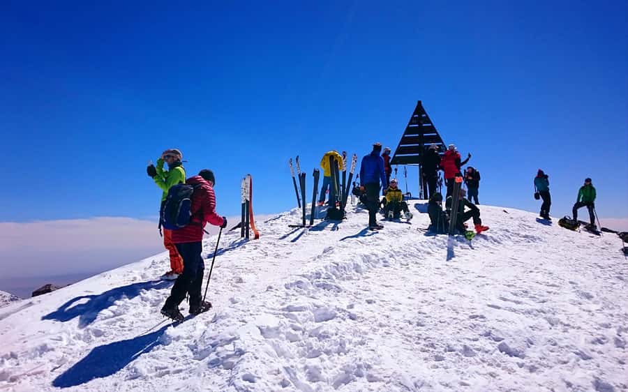 2 Days Mount Toubkal ascent trek via Ait Mizane Valley - The final climb to Toubkal Refuge at 3,200 meters