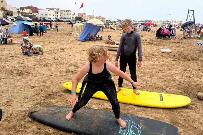 2 Hours Activity Surfing lessons in Taghazout - Equipment, transport, and what the $34.84 price covers