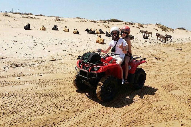 2h quad bike on the beach and in the dunes - A possible stop near the fishermen’s huts