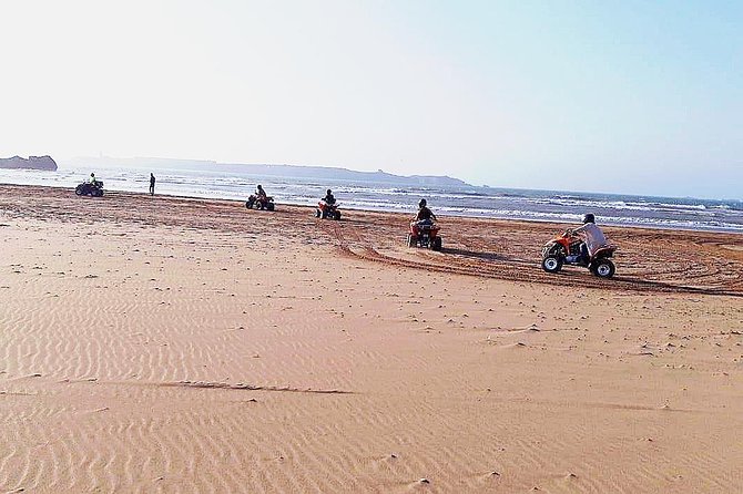 2h quad bike on the beach and in the dunes - Crossing the beach toward the Atlantic