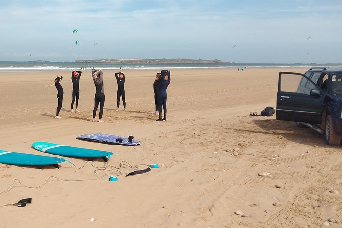 2h surfing in uncrowded spots - A Break With Snacks, Drinks, and Mint Tea