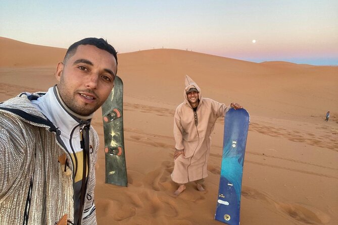 3 Day Tour From Marrakech to the Desert - Camel riding into the Merzouga sunset