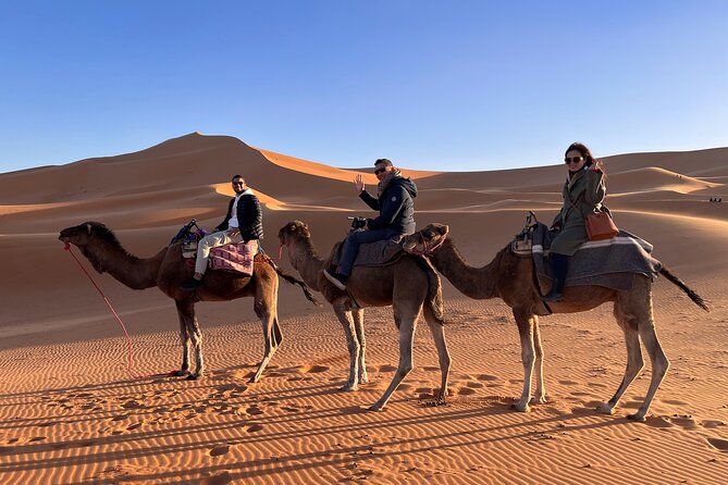 3 Days Desert tour from Fez to Marrakesh via Merzouga Erg chebbi - The Erg Chebbi camel trek and Berber camp