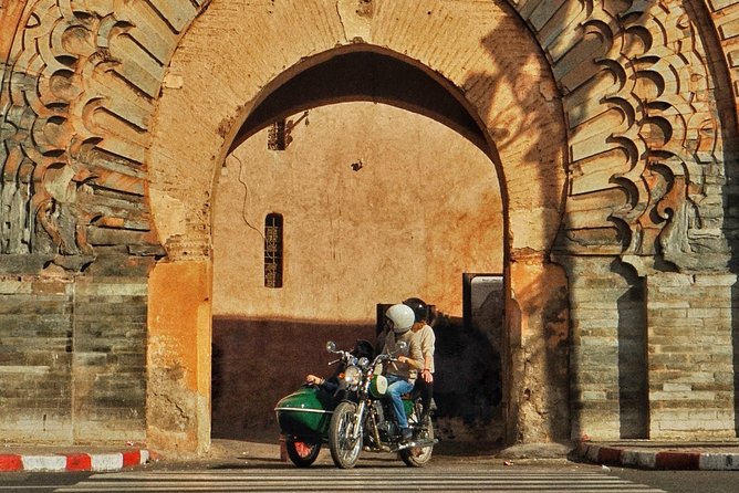 3h Private Sidecar Ride / Secrets of Marrakech - The Medina by motorcycle and sidecar