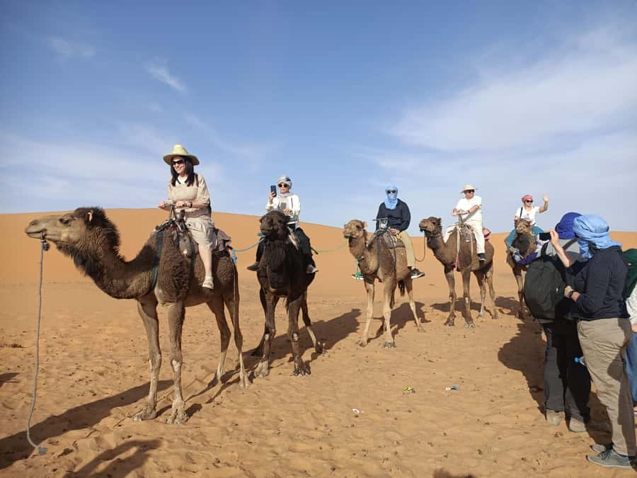 4 days Sahara Desert Tour From Marrakech To Merzouga dunes - Day three: sunrise, camel return, and Monkey Fingers