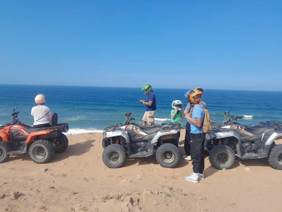 Agadir : 2 h Quad biking excursion with moroccan tea - Getting fitted with a quad, helmet, and glasses