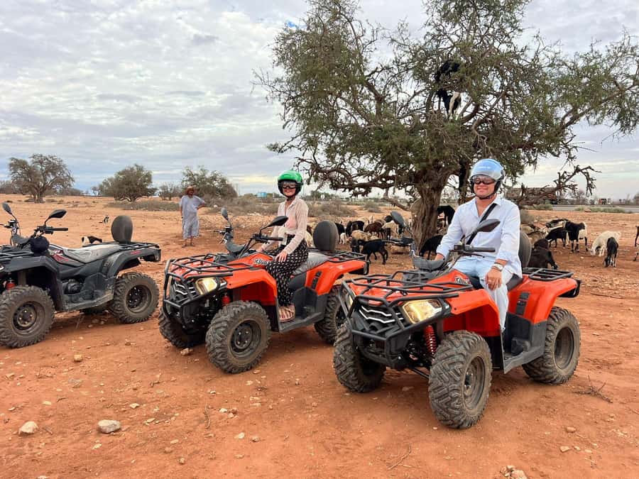 Agadir: ATV Quad Biking and Goats On Argan Trees with Tea - Getting comfortable on the quad bike