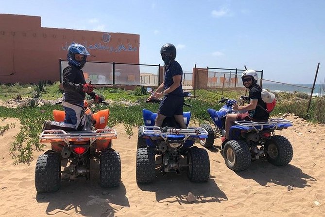 Agadir ATV Quad wild beach Sand dunes & forest with Snacks - Through Takad village and back across the dunes