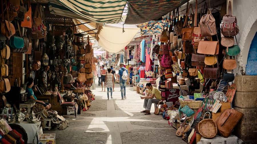 Agadir: Cable Car Ticket and Guided City Tour - One hour at Souk El Had
