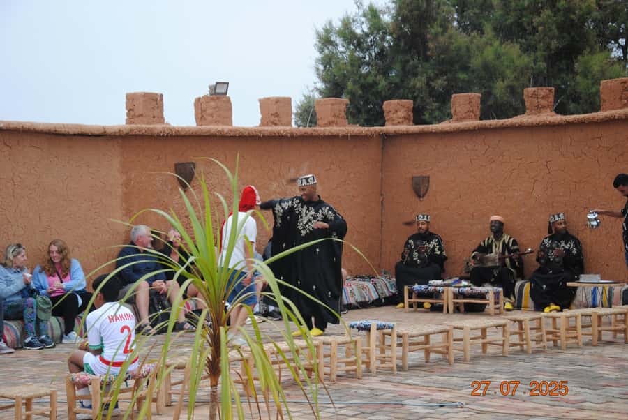 Agadir: Camel or Horse Ride + BBQ & Transfer Sunset Optional - Music, tea, and the social side of the evening