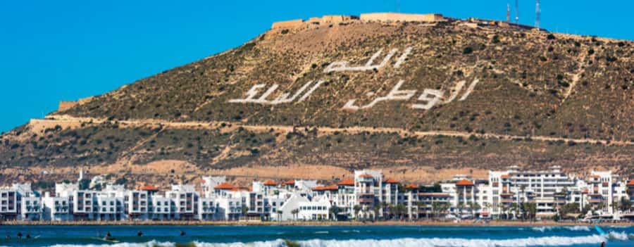 Agadir: Half-Day Guided Tour - Looking across the bay from Agadir Oufella