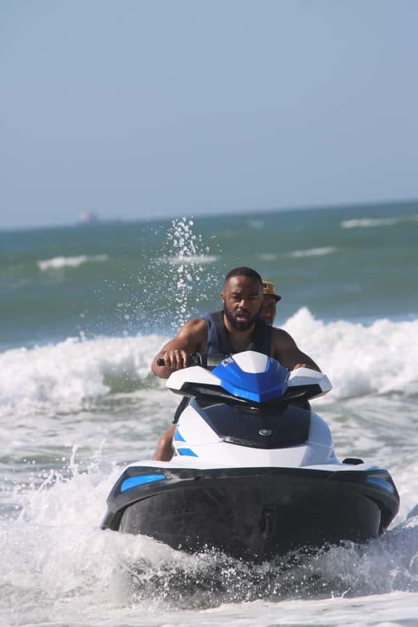 Agadir: Jet Ski Adventure W- Optional Quad Bike on The Beach - Getting ready beside the Atlantic