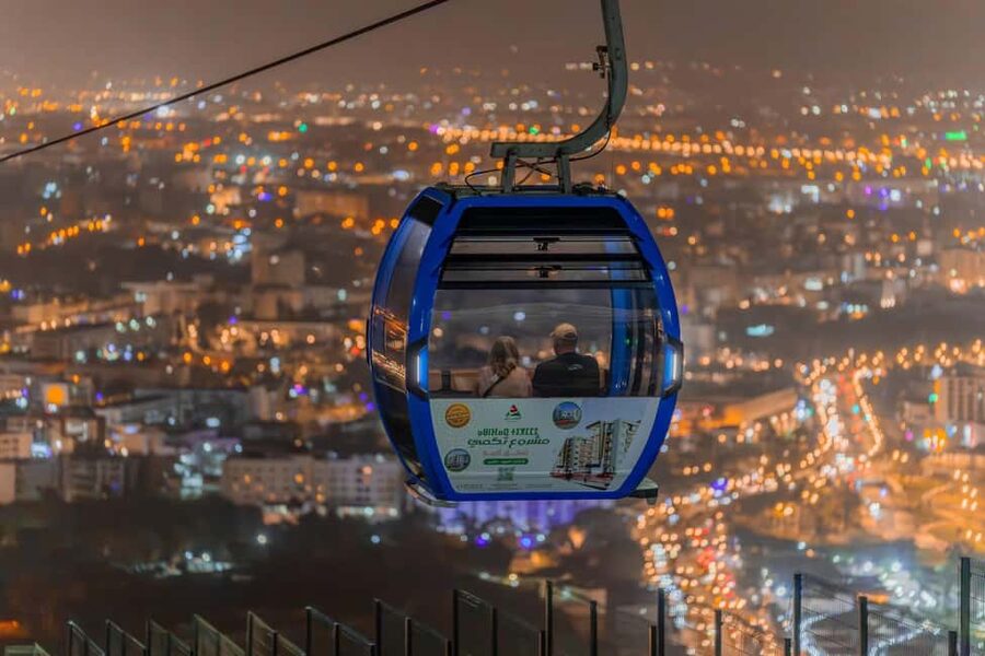 Agadir: Night Cable Car Round-Trip Ticket - Starting at the Danialand base station near Pont Tildi