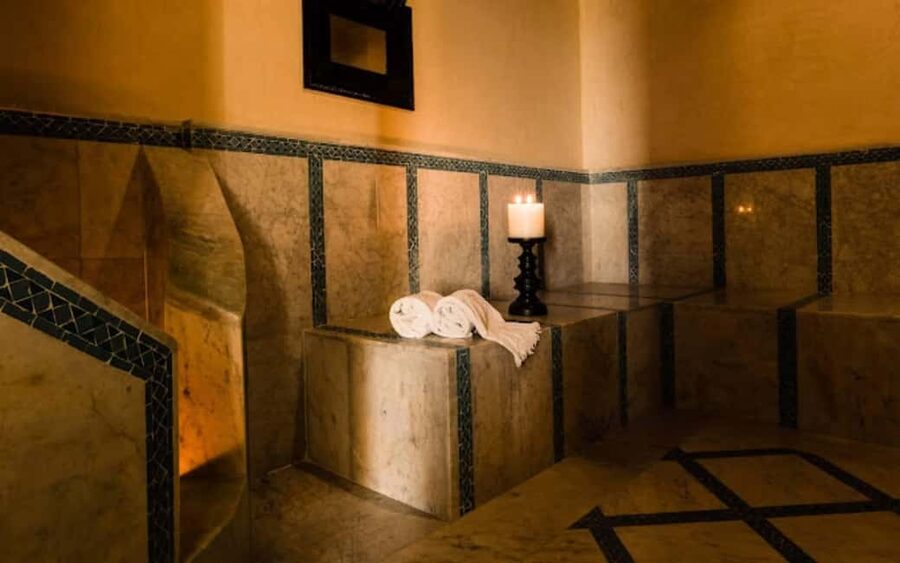 Agadir or Taghazout: Hammam and Argan Oil Massage Experience - Entering the warm hammam room