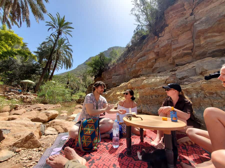 Agadir or Taghazout: Paradise Valley with Lunch & Transfers - Lunch, local food, and time in the valley