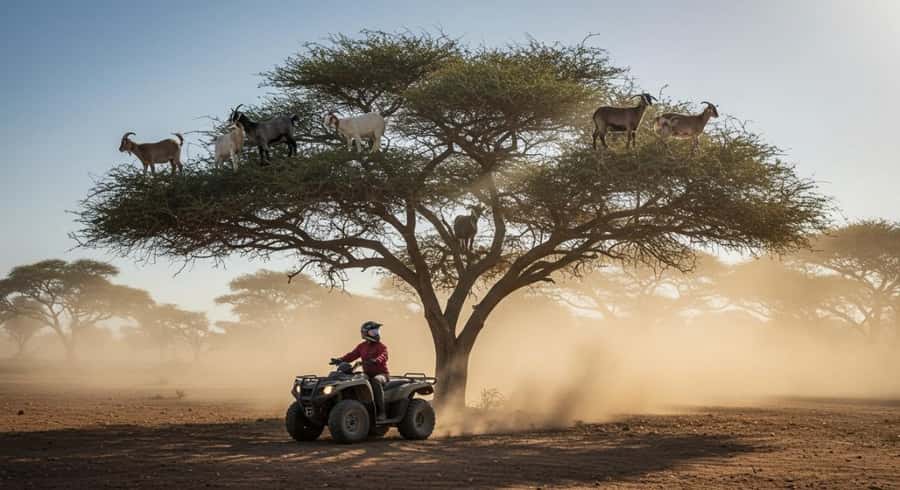 Agadir: Quad Bike Safari Desert With Moroccan Tea - The ride begins with a hotel pickup near Agadir