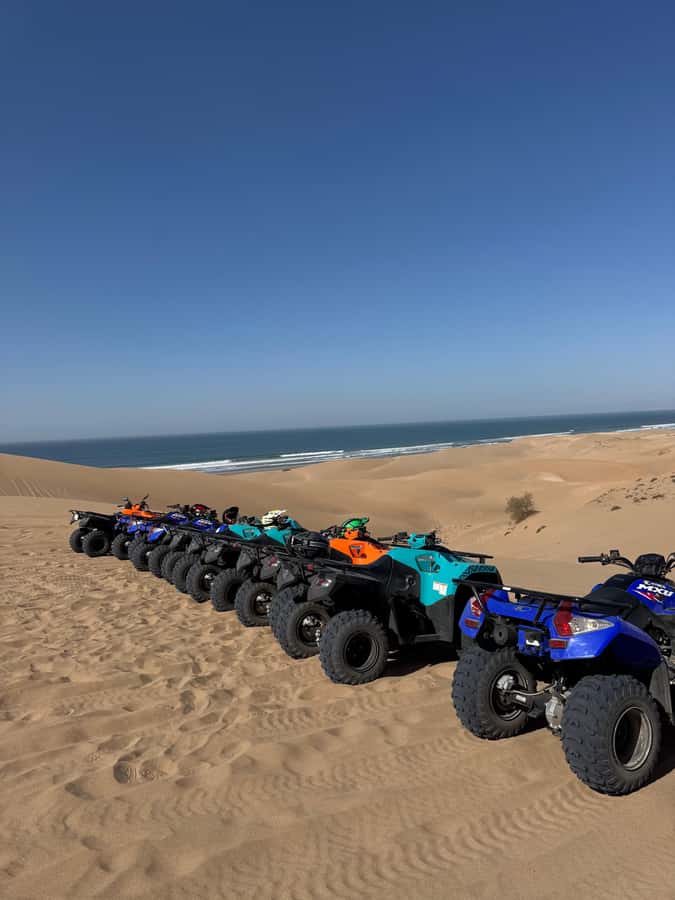 Agadir Quad Safari: Beach, Desert & Optional Sandboarding - From Agadir hotel to the quad base