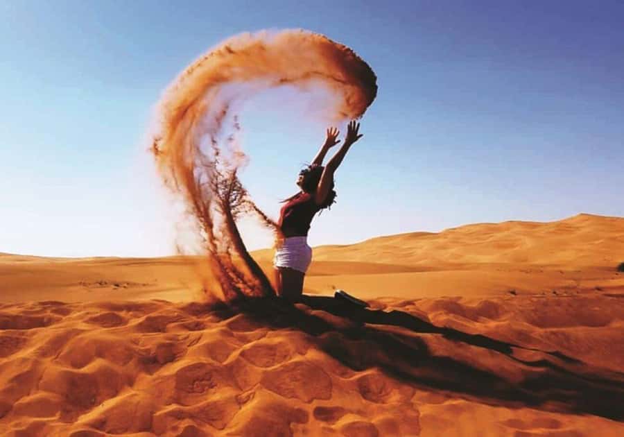 Agadir/Taghazout: Beach Quad Bike & Desert Sandboarding Tour - Sandboarding on the golden dunes