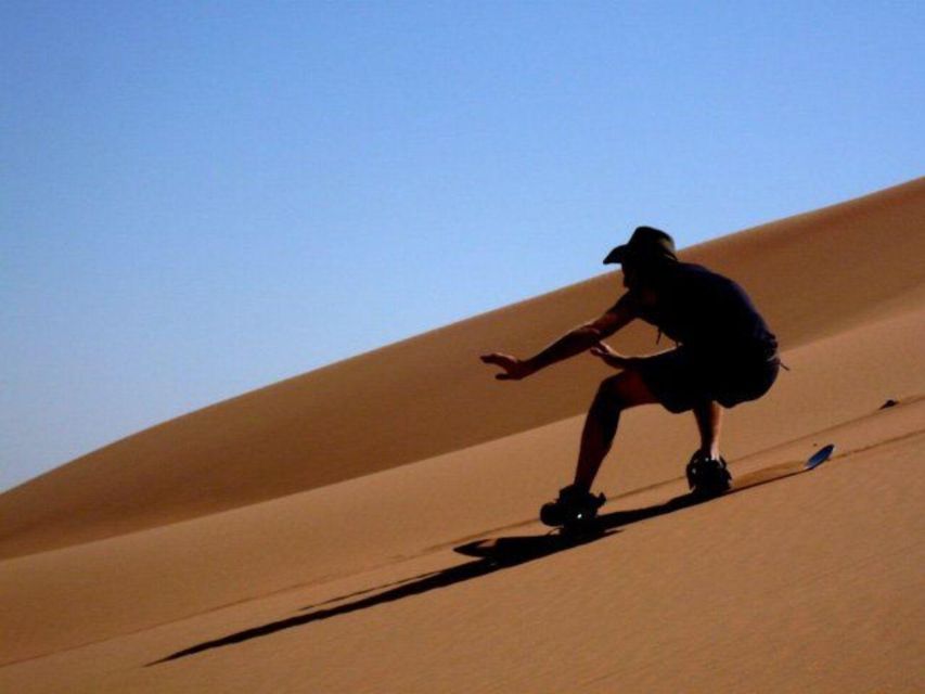 Agadir/Taghazout: Desert Sandboarding & Visit to the Canyon - Sunset from the dunes