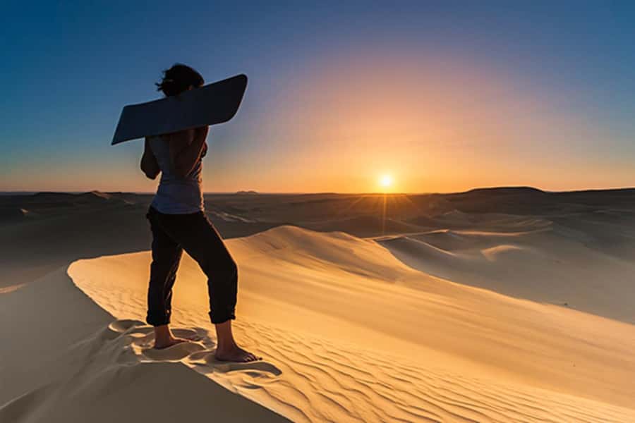 Agadir/Taghazout: Desert Sandboarding & Visit to the Canyon - The drive through Aourir, Tamraght, Taghazout, and Aghroud