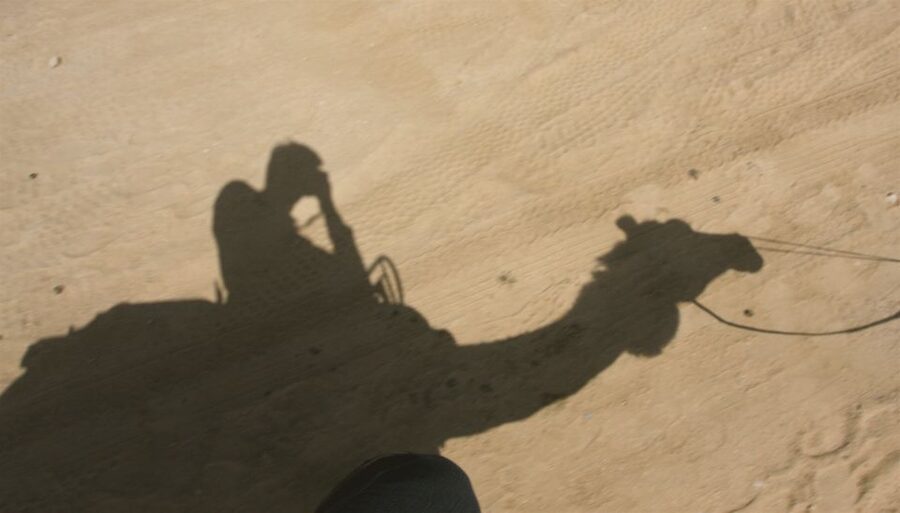 Agadir/Taghazout/Port: Camel Ride Tea & BBQ Option - Getting on the camels