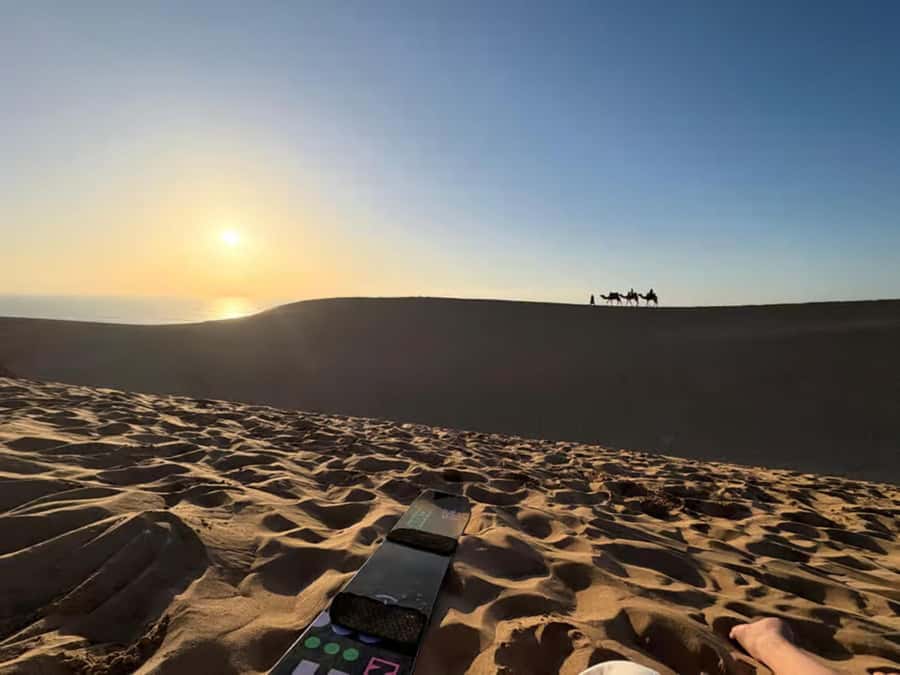 Agadir/Taghazout : Quad Bike & Camel Ride On The Beach - One hour on a camel beside the Atlantic