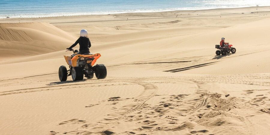 Agadir/Taghazout : Quad Bike Safari Desert - Mint tea with local people on the dunes