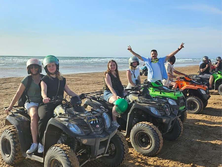 Agadir to Tifnit Desert: Quad Biking Tour with Sandboarding - Getting started on the quads