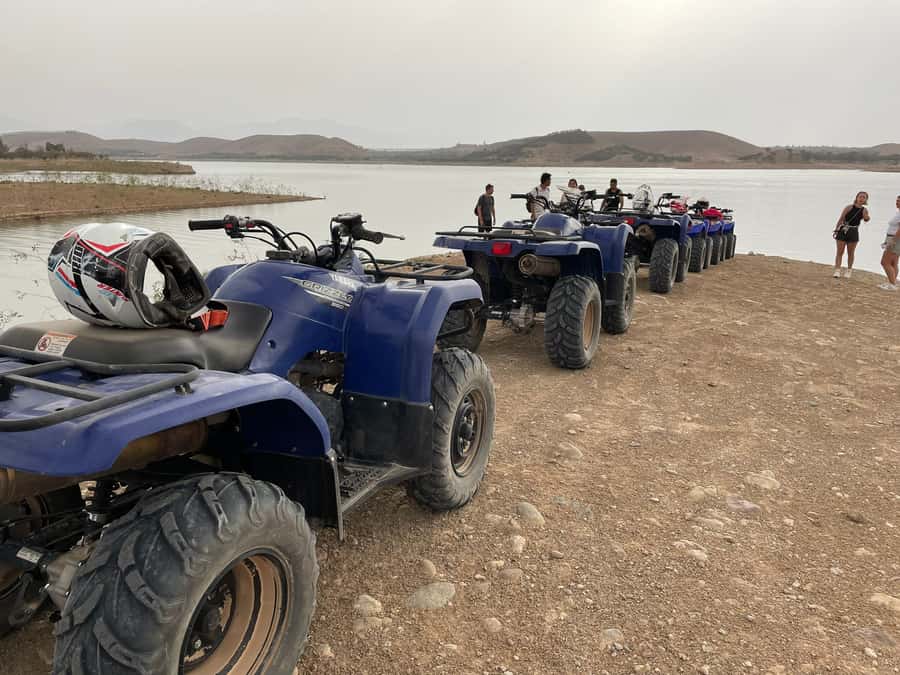 Agafay and atlas: Quad and camel experience - Quad biking through wadis and village tracks