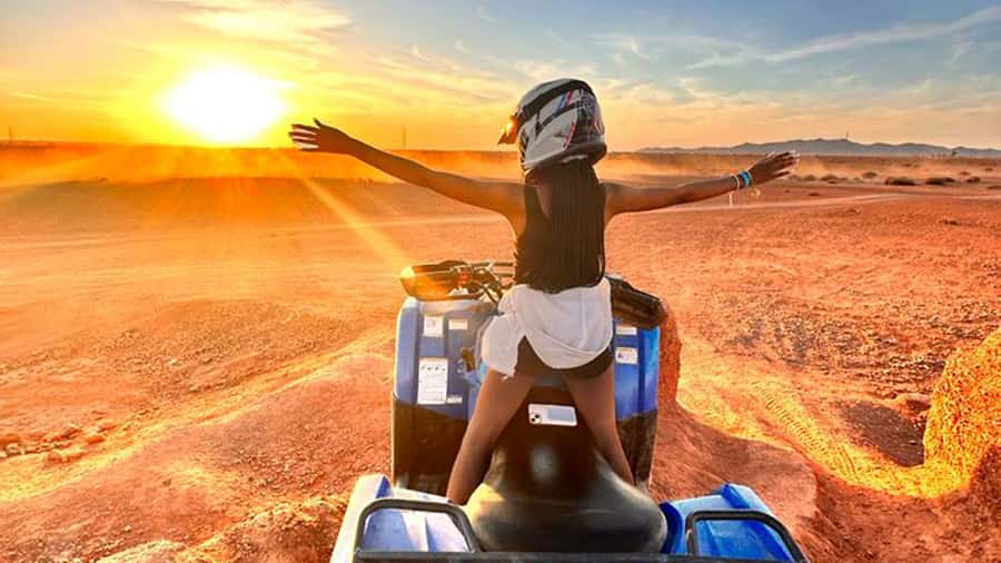 Agafay and atlas: Quad and camel experience - Camel time with a cheich and desert views
