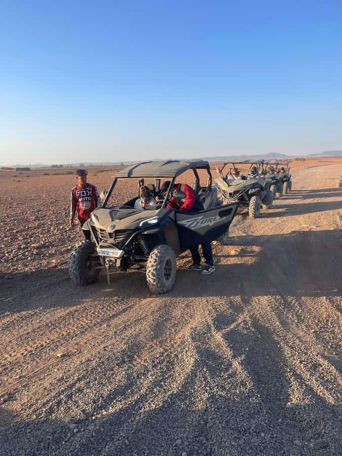 Agafay Desert 4-Seater Buggy Experience | Family & Premium - Getting familiar with the 1000cc four-seat buggy