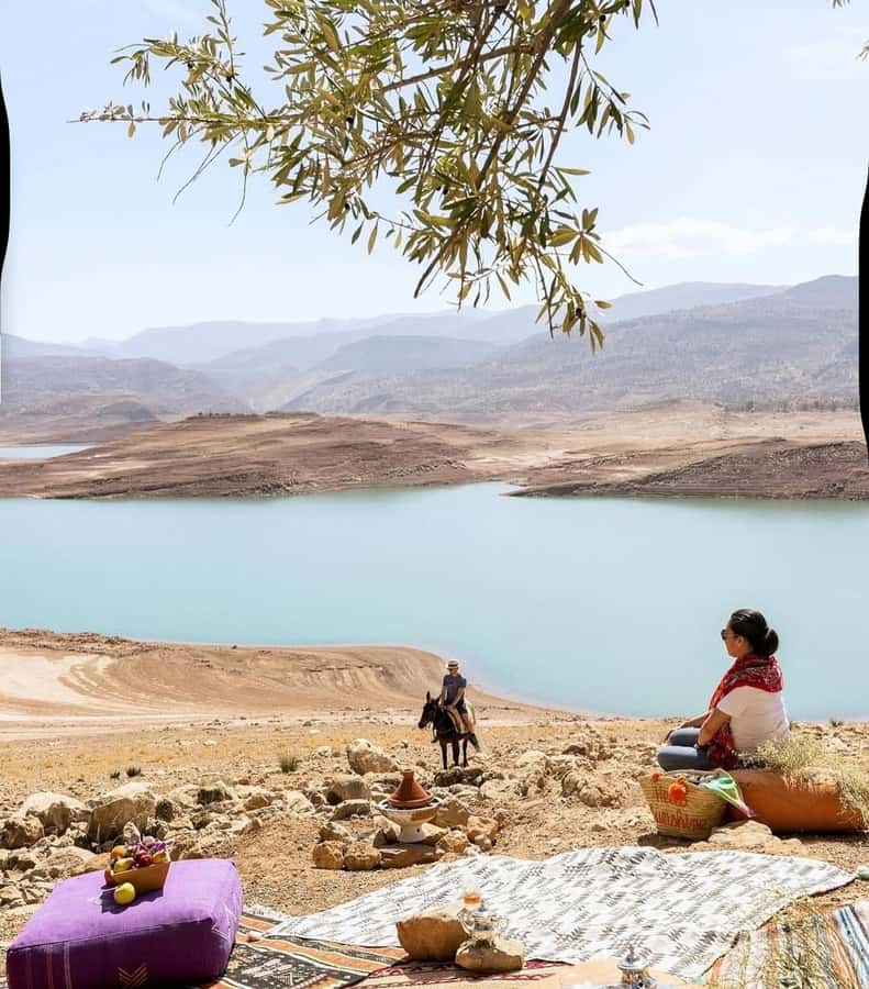 Agafay Desert & Atlas Mountain & Camel Ride Day Trip & Lunch - Breakfast and argan oil in the morning