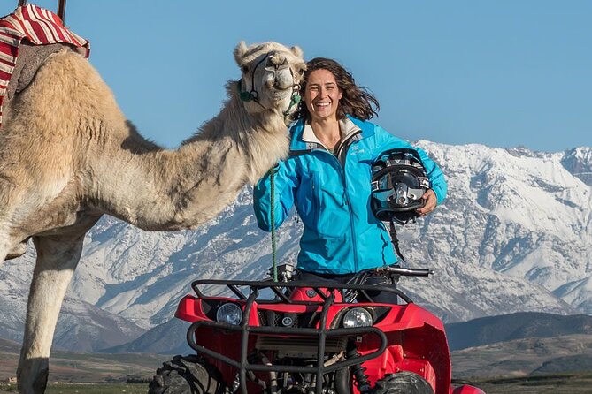 Agafay Desert: Camel Ride and Quad bike with Dinner Show - Mint tea with a Berber family
