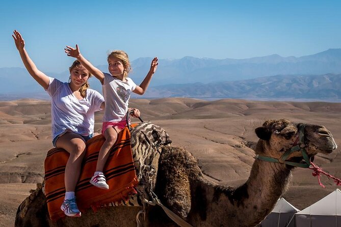Agafay Desert: Camel Ride and Quad bike with Dinner Show - Sunset from an Agafay viewpoint