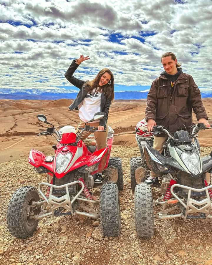 Agafay Desert Day: Quad Bike, Lunch & Swim Adventure - From Marrakech pickup to the argan cooperative