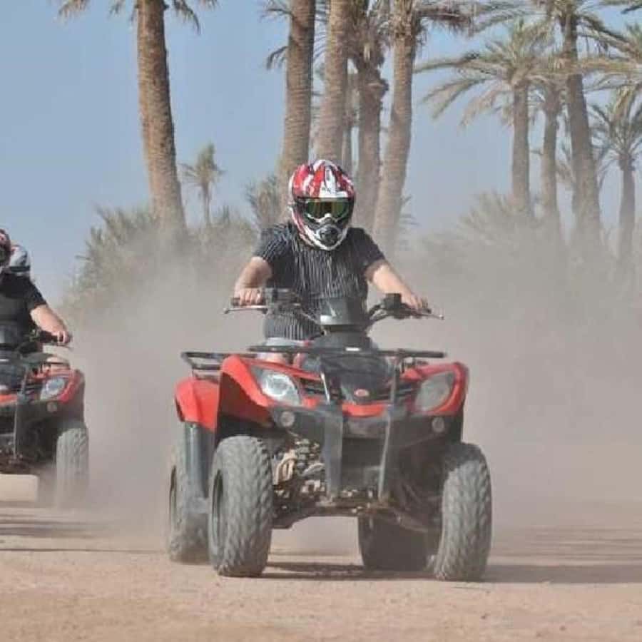Agafay Desert Day Trip with Lunch, Quad Biking and Swimming - Quad biking for 30 minutes