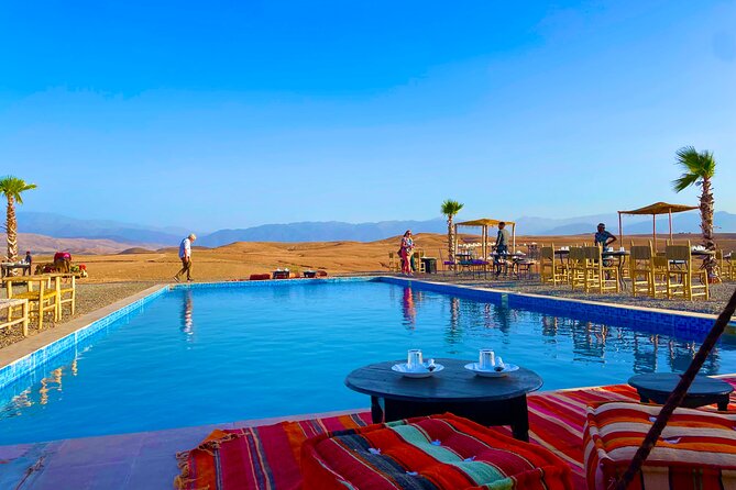 Agafay Desert: Dinner + Show with Quad Bike & Sunset Camel Ride - Music, dancing, and a brief fire show