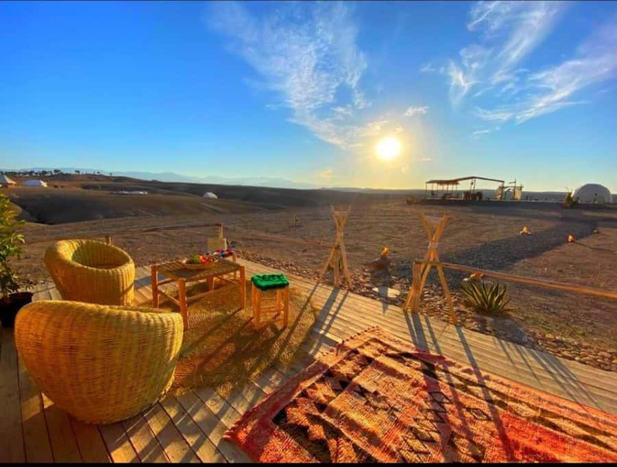 Agafay Desert: Magical Half-Day Lunch with Pool Swim - Leaving Marrakech for Agafay