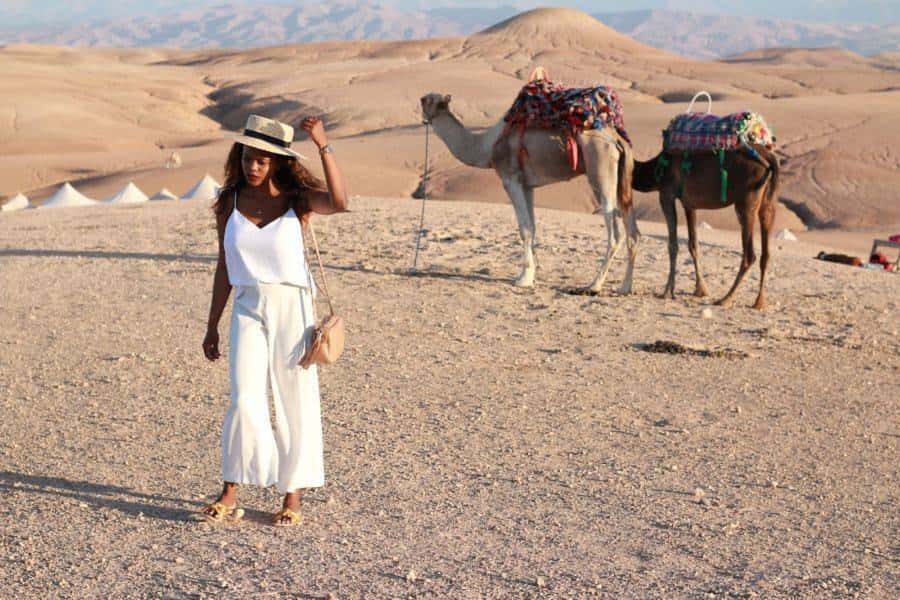 Agafay Desert: Magical Half-Day Lunch with Pool Swim - Reaching the desert camp and pool