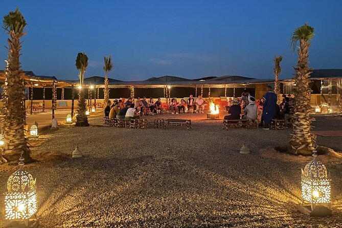 Agafay Desert Package: Quad, Camel Rides & Dinner Show or Lunch - Sunset over Agafay and the Atlas Mountains