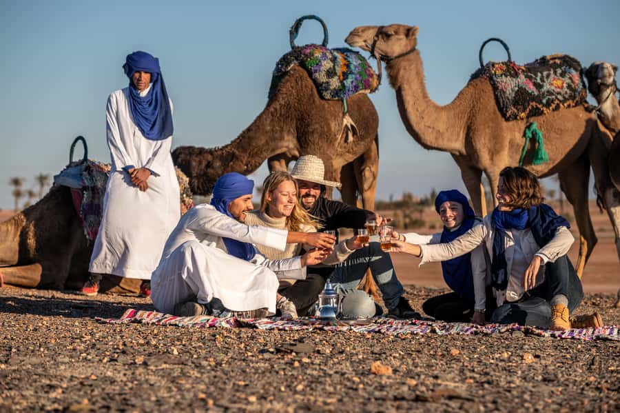 Agafay Desert: Quad Bike and Camel Ride Adventure Tour - The Yamaha quad ride across Agafay