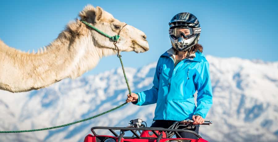 Agafay Desert: Quad Bike and Camel Ride Adventure Tour - Pickup from Marrakech and the five-person group