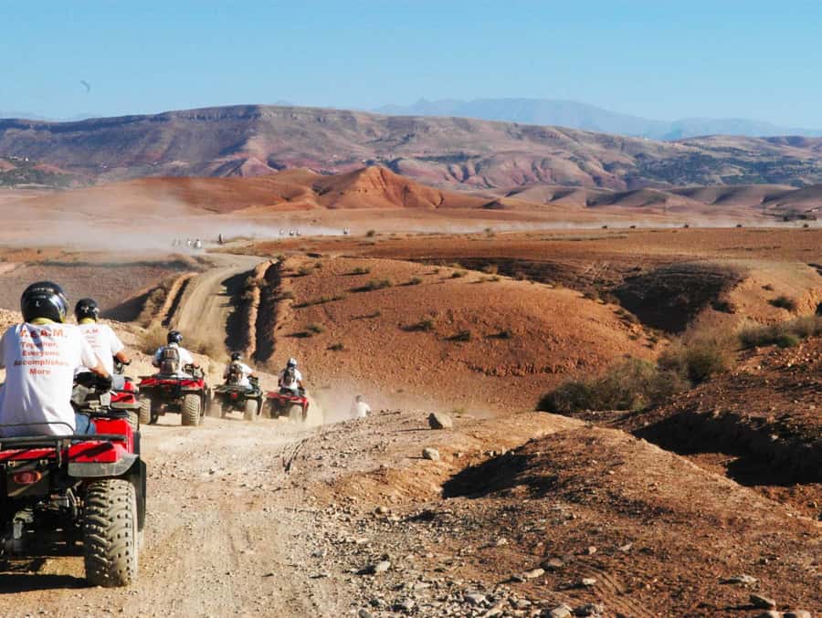 Agafay Desert Quad Biking - What the terrain feels like from the driver’s seat
