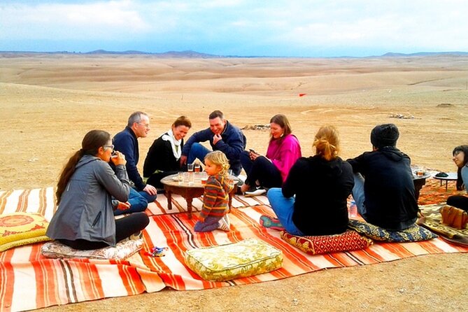 Agafay Desert Sunset, Camel Ride and Dinner from Marrakech - Moroccan dinner under the stars