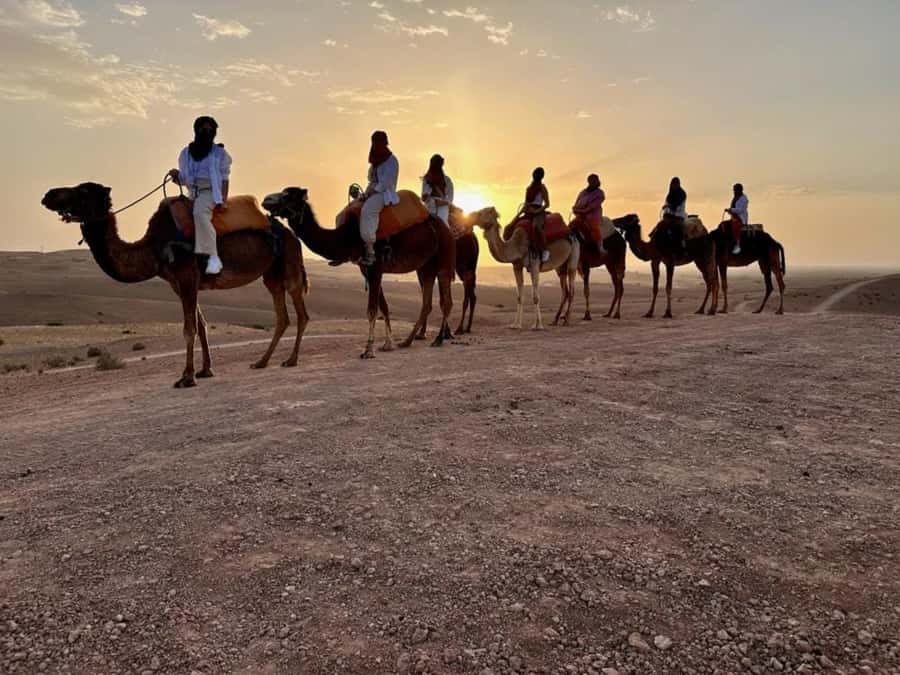 Agafay tour Quade Bike, Sunset and Romantic Dinner Show - From Marrakech to the Agafay Desert