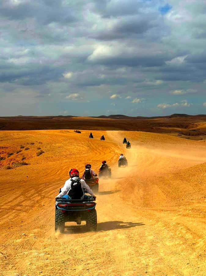 Agafay Tour: Sunset, Dinner, Camel ride, Quad and fire show - What Agafay actually looks like