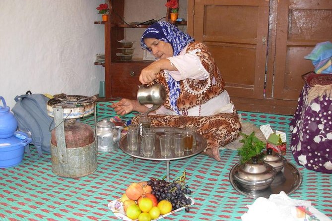 Argan Forest, tea time at a Berbers family & Visit of an Argan cooperative. - Tea with a Berber family on a working farm