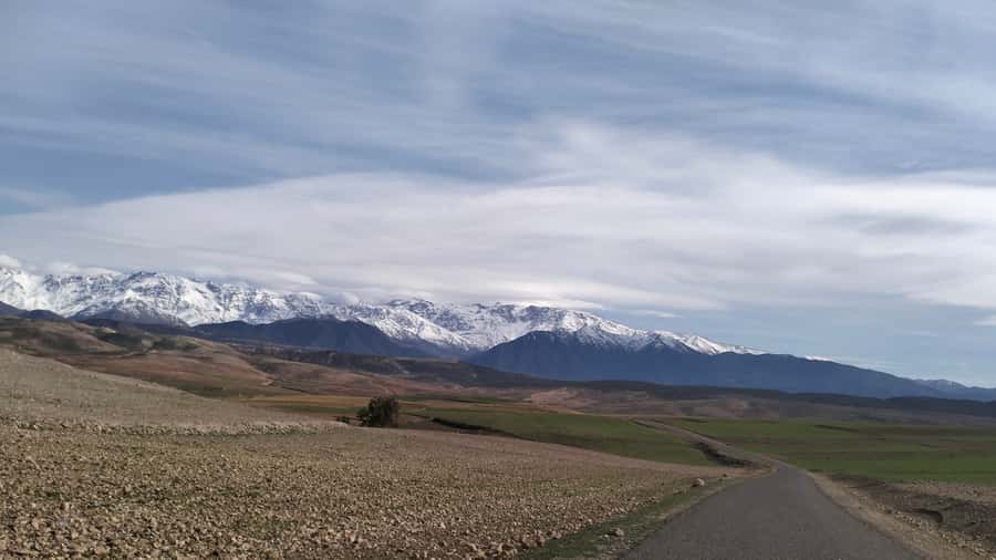 Atlas Mountains and 4 Valleys Day Trip - Waterfalls, orchards, and mountain views
